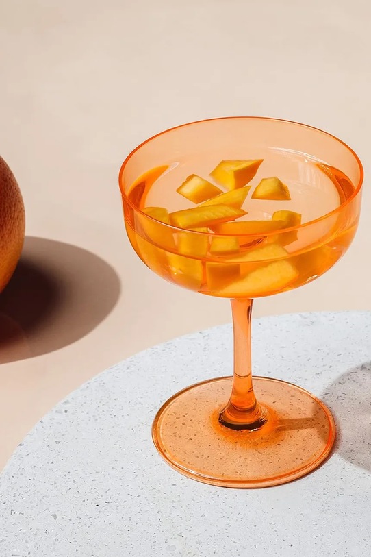 Set čaša za šampanjac Villeroy & Boch Like Apricot 120 ml 2-pack 19.5181.8210 narančasta AA00