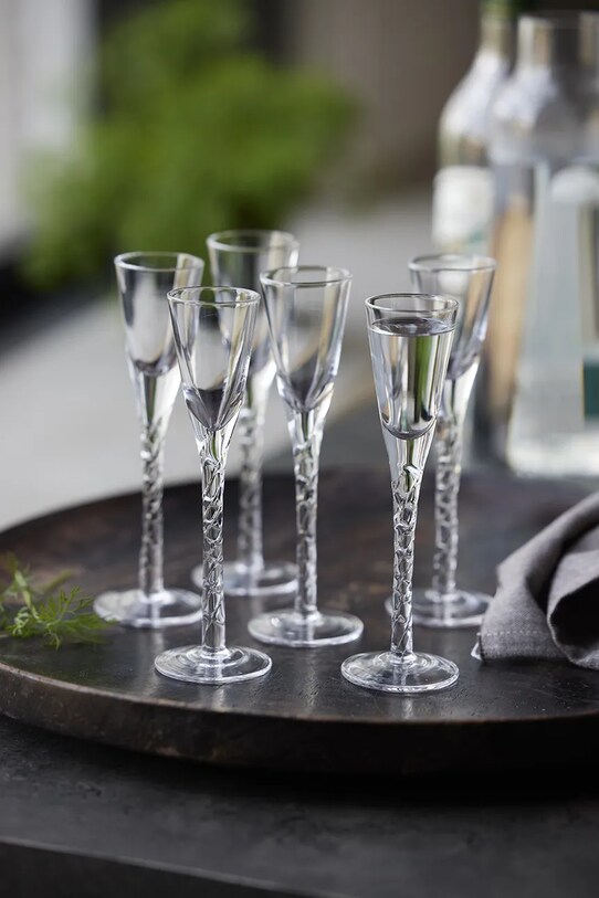Lyngby zestaw kieliszków do wódki Glass Paris 25 ml 6-pack transparentny 27590