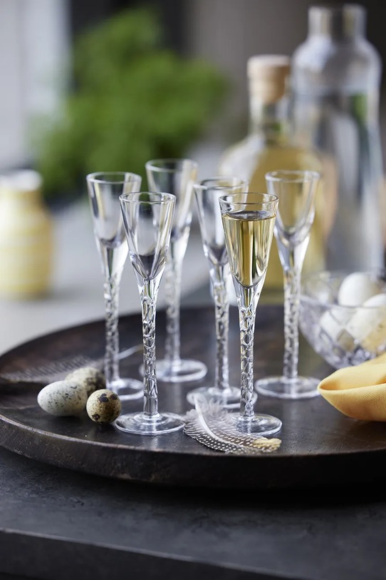 Lyngby vodkás poharak készlet Glass Paris 25 ml 6 db 27590 áttetsző