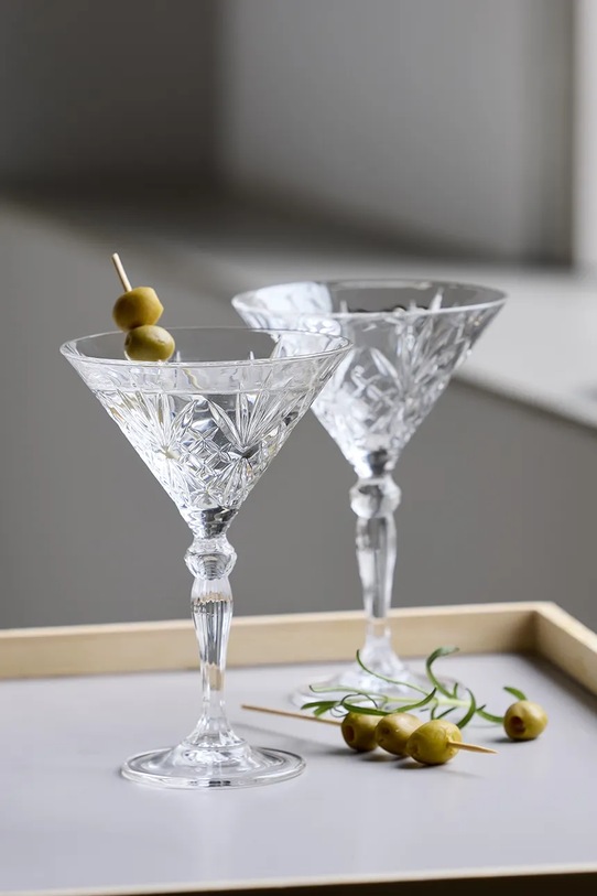 Κουζίνα και μπαρ Σετ ποτηριών μαρτίνι Lyngby Melodia 210 ml 4-pack 33657 διαφανή