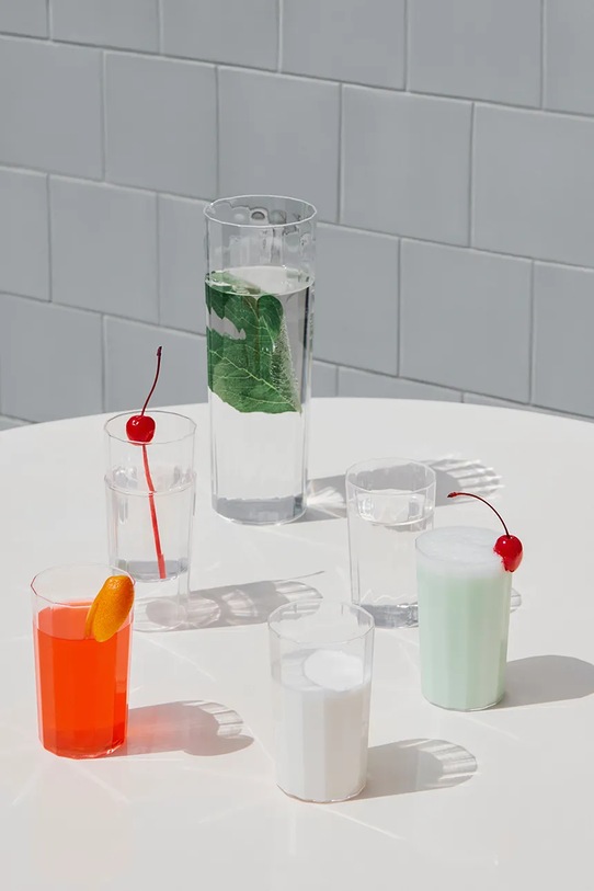 Kuchnia i bar HAY zestaw szklanek Angle 240 ml 4-pack AE747.E476.AH04 transparentny