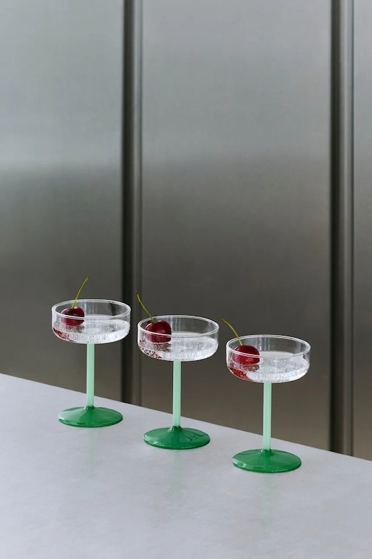 HAY zestaw kieliszków Tint Coupe 9 x 12,5 cm 2-pack AD110.A668.AT91 zielony AA00