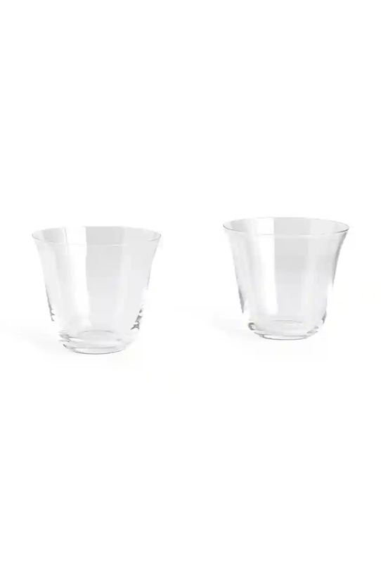 HAY zestaw szklanek Curve 9 x 8 cm 2-pack transparentny AE985.A668.AS23.87RO