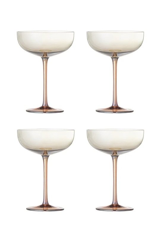 Bloomingville zestaw kieliszków do kaktajli Aston 325 ml 4-pack transparentny 82072593