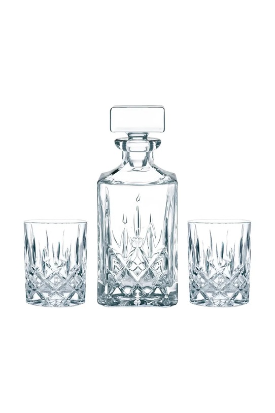 Nachtmann karafka do whisky ze szklankami Noblesse Whisky 700 ml 3-pack transparentny 91899