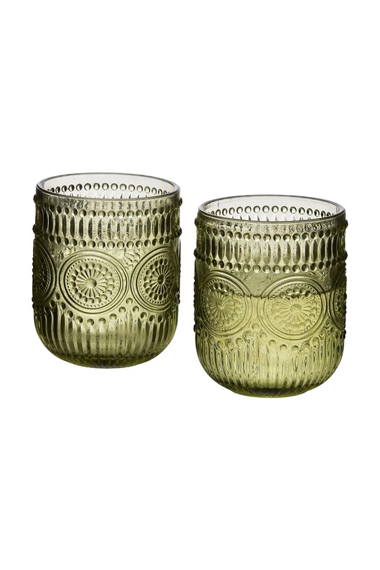Набір склянок home & lifestyle Elise 260 ml 4-pack зелений HTIA0275