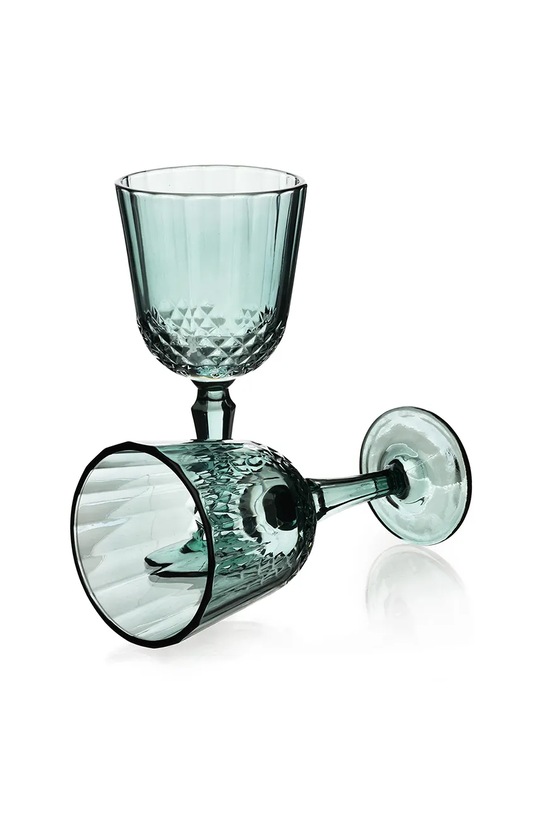 Sada pohárov Affek Design ELla 300 ml 4-pak HTIA8098.SR tyrkysová AA00