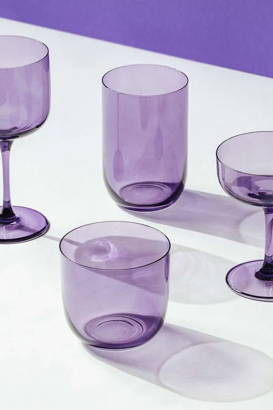 Набор бокалов для шампанского Villeroy & Boch Like Glass 100 ml 1951828210 фиолетовой AA00
