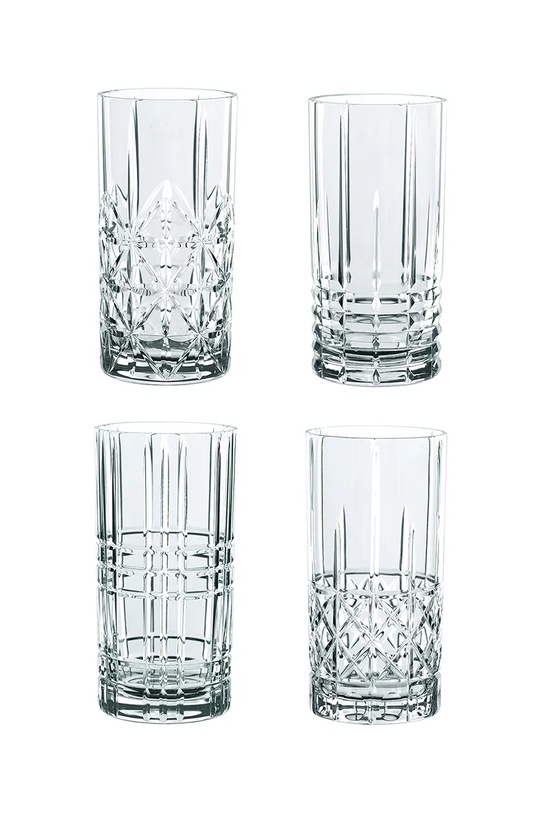 Nachtmann zestaw szklanek do drinków Highland Longdrink 445 ml 4-pack transparentny 97784