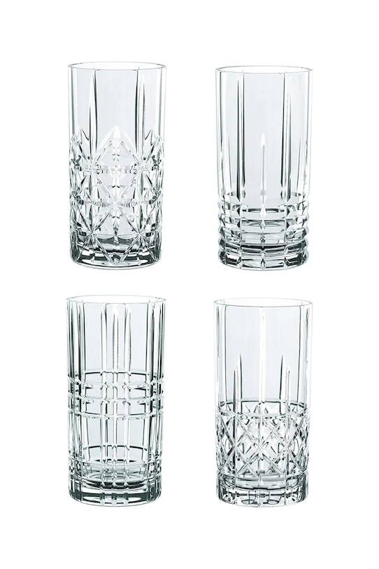 Nachtmann zestaw szklanek do drinków Highland Longdrink 445 ml 4-pack transparentny 97784