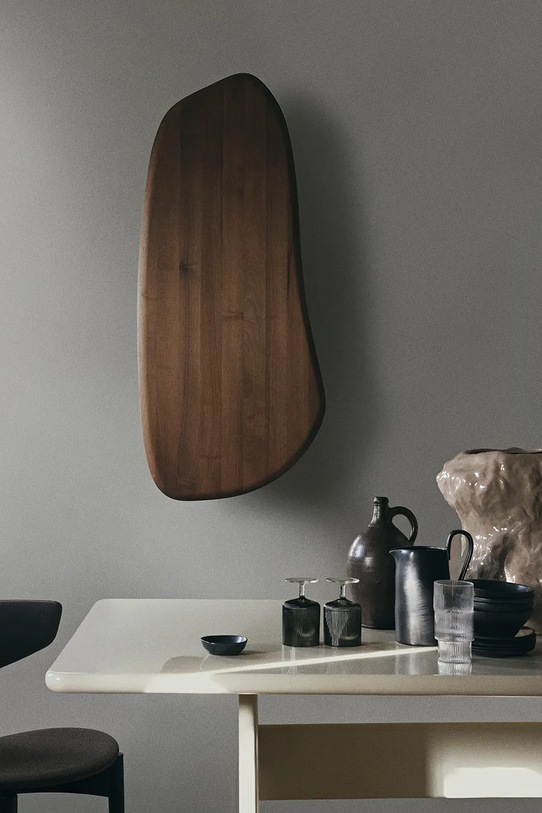 ferm LIVING zestaw kieliszków do wina Ripple 270 ml 2-pack czarny 100489112