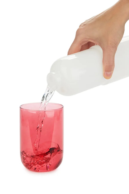 Kuchnia i bar Balvi butelka i szklanka na wodę Water Pill 550 ml 28147 różowy