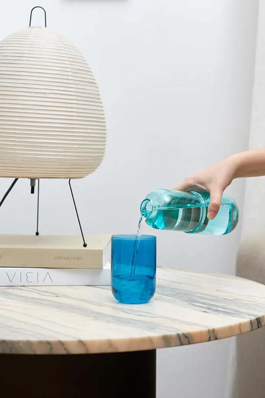 Balvi butelka i szklanka na wodę Water Pill 550 ml niebieski 28148
