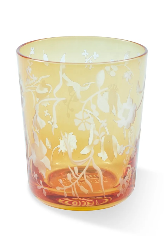 Pols Potten zestaw szklanek scattered flower 8 x 9 cm 2-pack 140.230.233 pomarańczowy AA00