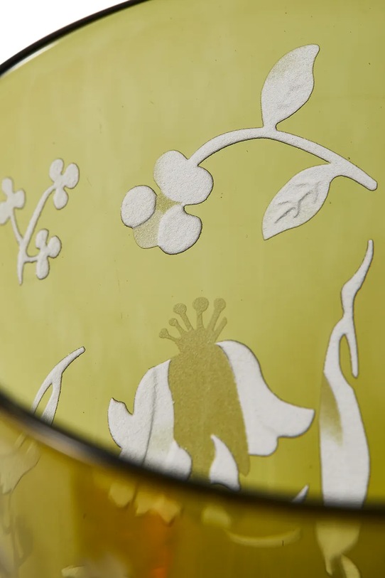 Pols Potten zestaw szklanek scattered flower 8 x 9 cm 2-pack zielony 140.230.234