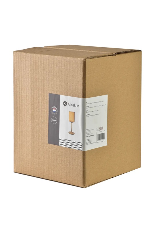 Affek Design zestaw kieliszków do wina Romane 300 ml 4-pack pomarańczowy HTIA9100.PROM