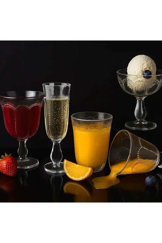 Kuchnia i bar Affek Design zestaw szklanek Daphne 340 ml 4-pack HTIA0152 transparentny