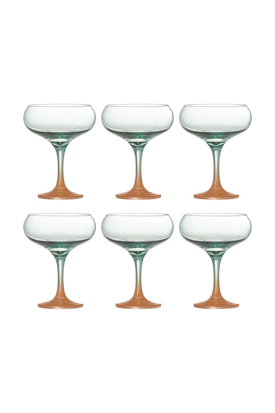 Набор бокалов для коктейлей Bloomingville Signe 270 ml 6 шт мультиколор 82068742