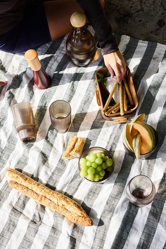 Sagaform zestaw szklanek 430 ml brązowy 5018744