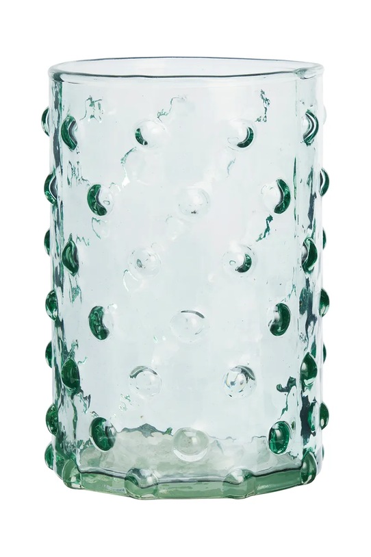 Madam Stoltz szklanka ze szkła barwionego 8 x 12 cm zielony EV.35869
