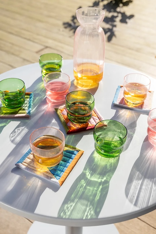 Kuchnia i bar K Amsterdam zestaw szklanek ze szkła barwionego 0,15 l 363.02 zielony