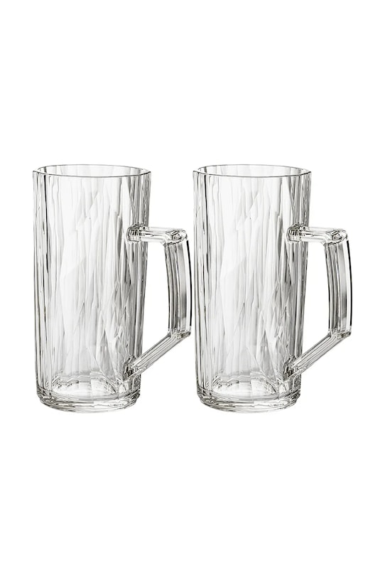 Koziol Bögre készlet sörhöz műanyagból 500 ml áttetsző 4492535