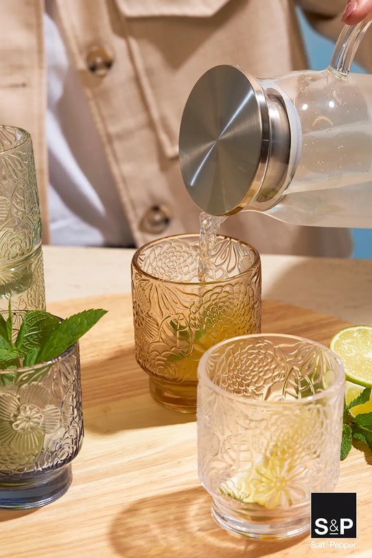 Salt&Pepper zestaw szklanek ze szkła barwionego 300 ml beżowy 801321