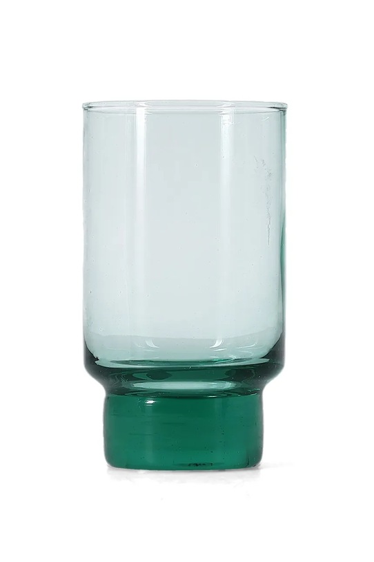 BonBistro zestaw szklanek ze szkła barwionego 0,5 l turkusowy 614316