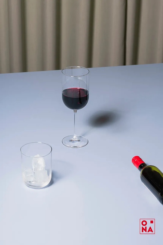 Kuchnia i bar ONA zestaw kieliszków do wina ze szkła 400 ml 704330 transparentny