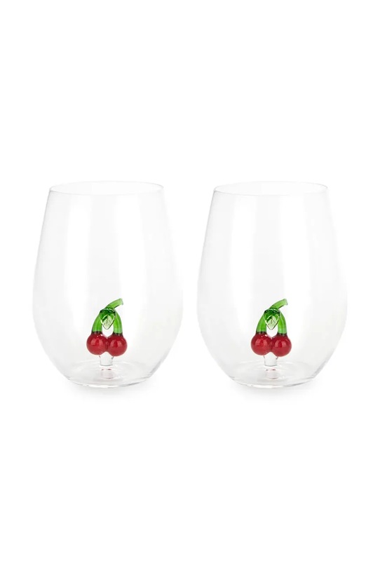 Balvi zestaw szklanek ze szkła borokrzemowego 500 ml czerwony 28125