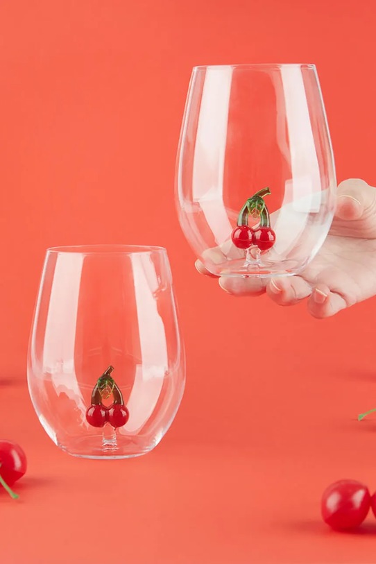 Balvi zestaw szklanek ze szkła borokrzemowego 500 ml czerwony 28125