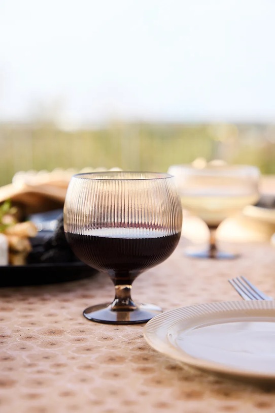 Sagaform Set di bicchieri da vino per vino in plastica 350 ml 5018738 marrone AA00