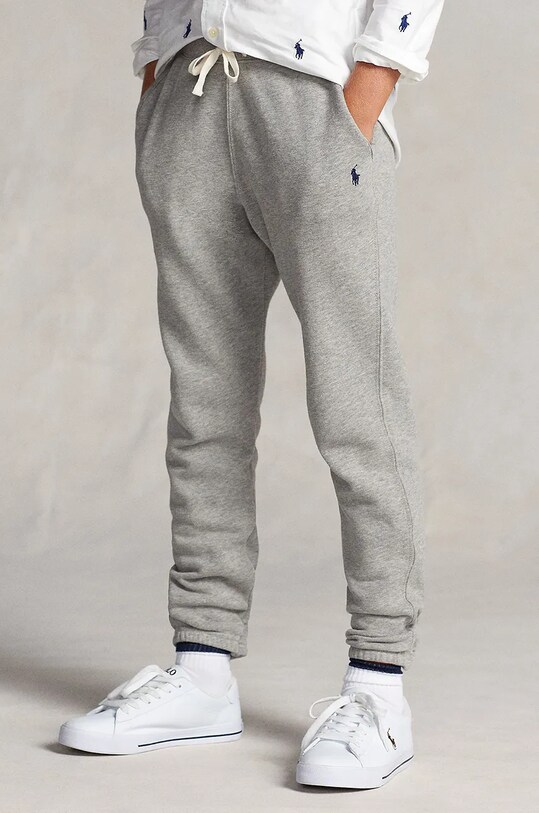 Polo Ralph Lauren - Detské nohavice 134-176 cm pletenina sivá 323720897004