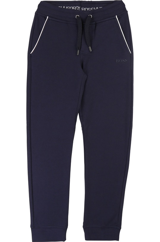 Boss - Pantaloni copii 104-110 cm tricotaj bleumarin J24P02