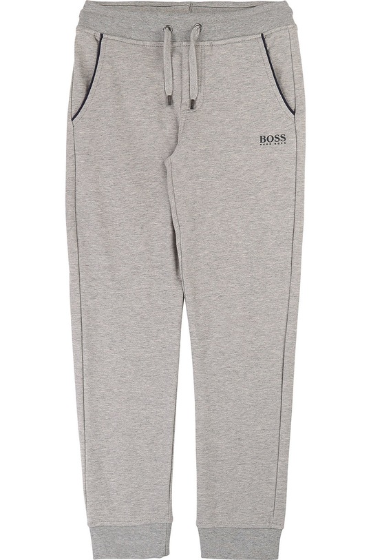 Boss - Pantaloni copii 104-110 cm tricotaj gri J24P02