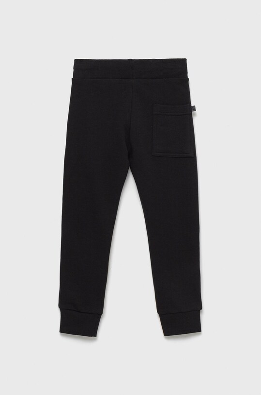 United Colors of Benetton pantaloni de trening din bumbac pentru copii 3J68CF01P.G.NOS negru AA00