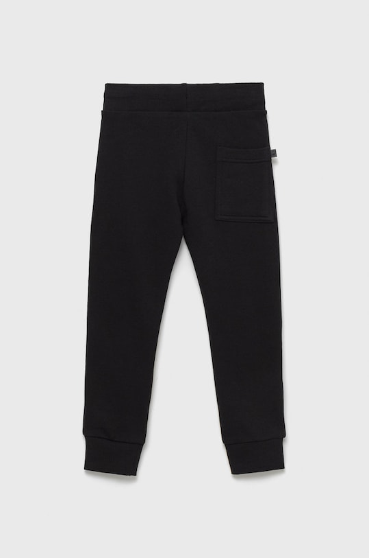 Дитячі бавовняні штани United Colors of Benetton 3J68CF01P.G.NOS чорний AA00