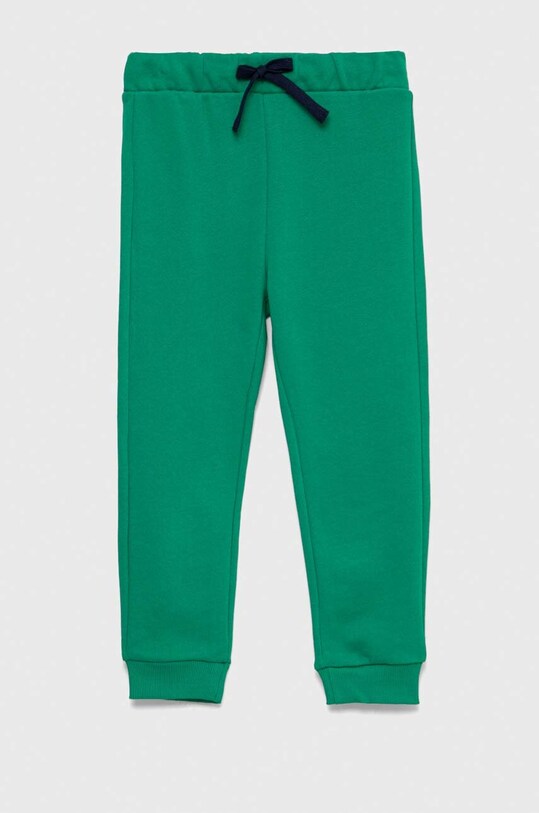 Детские хлопковые штаны United Colors of Benetton хлопок зелёный 3J70GF010.P.NOS