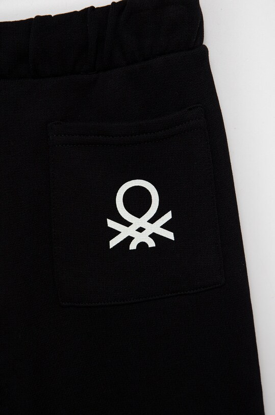 Мальчик Детские хлопковые штаны United Colors of Benetton 3J70GF010.P.NOS чёрный