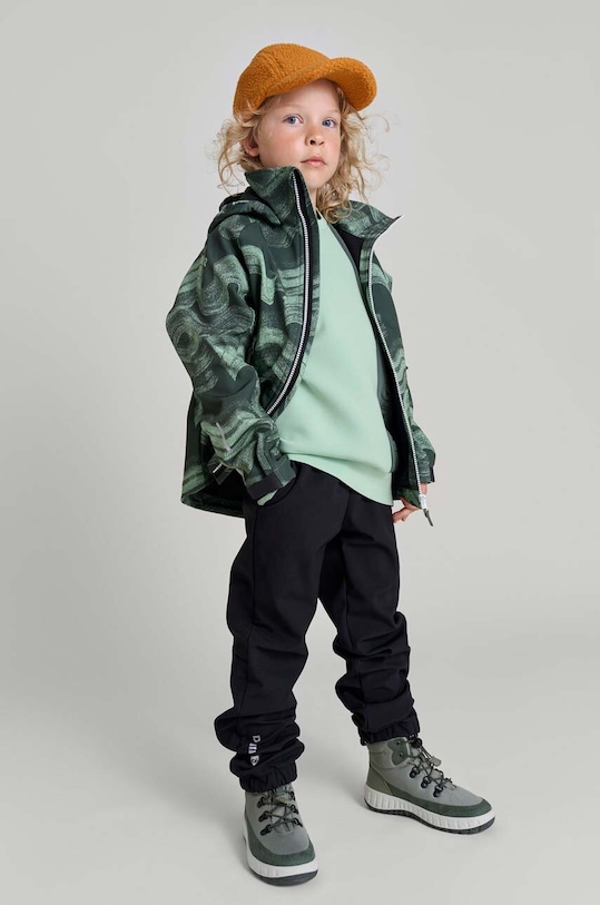 Dětské kalhoty Reima Helppo látka černá 5100241A