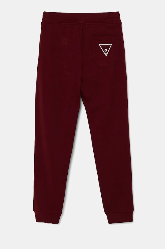 Guess spodnie dresowe dziecięce L93Q24.KAUG0.9BYH bordowy AA00