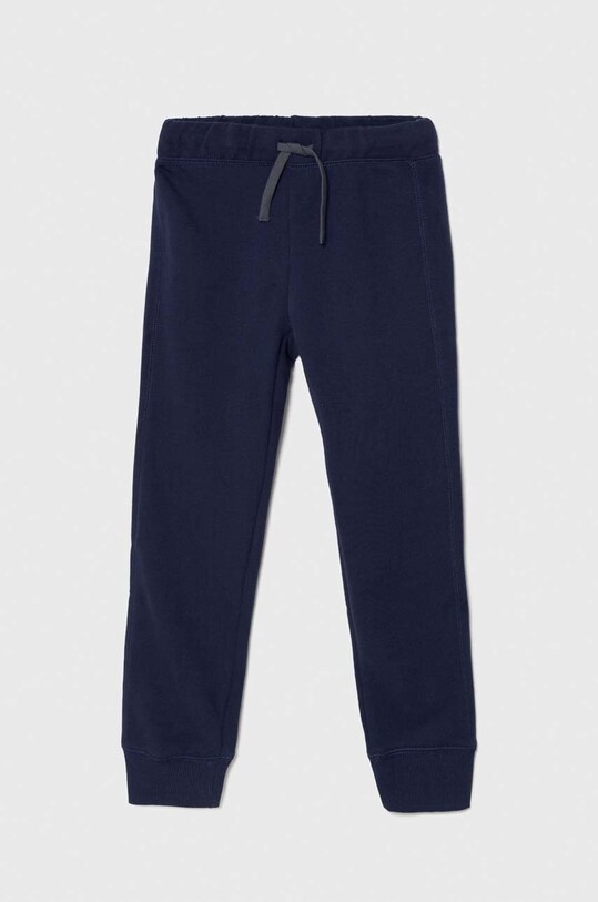 Παιδικό βαμβακερό παντελόνι United Colors of Benetton βαμβάκι σκούρο μπλε 3J68CF058.G.NOS
