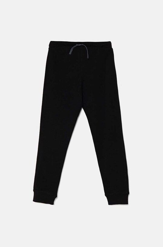United Colors of Benetton pantaloni de bumbac pentru copii bumbac negru 3J68CF058.G.NOS