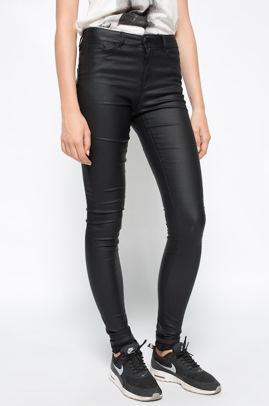 Vero Moda - Kalhoty Smooth high černá 10138972