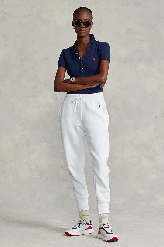 Polo Ralph Lauren - Spodnie 211794397002 dzianina biały 211794397002