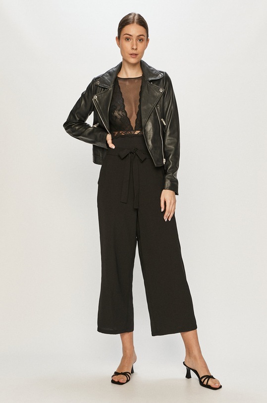 Nohavice Pieces 17101017 čierna AA00