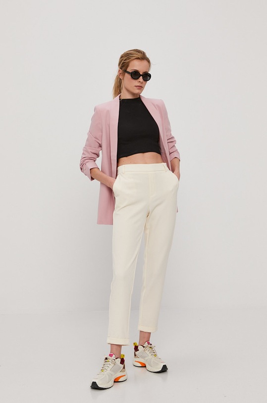 Nohavice Vero Moda 10225280 béžová AA00