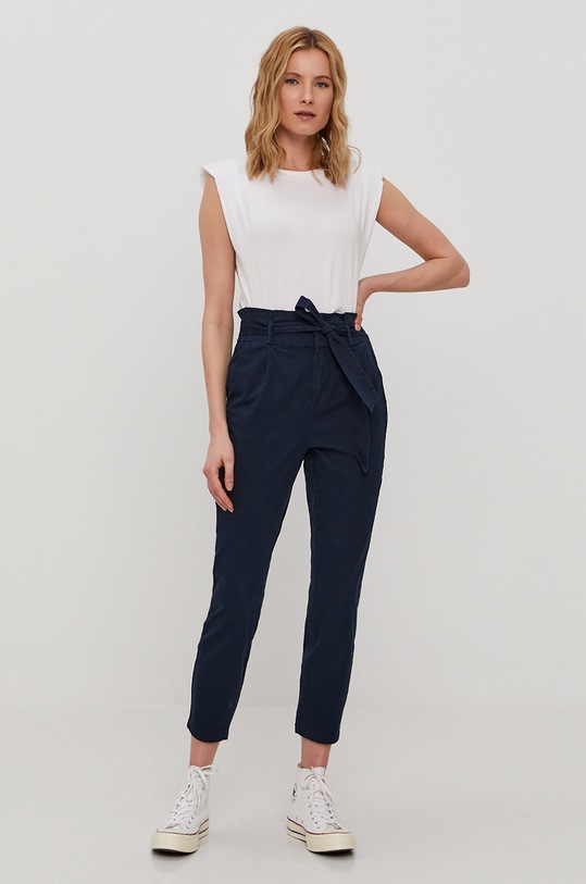 Vero Moda Spodnie z elastanem granatowy 10216704