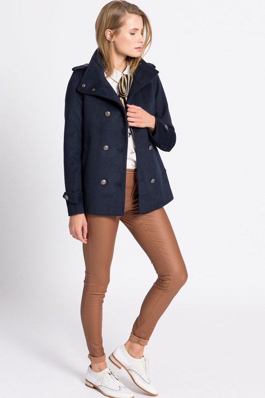 Vila - Spodnie 14036194 brązowy AA00