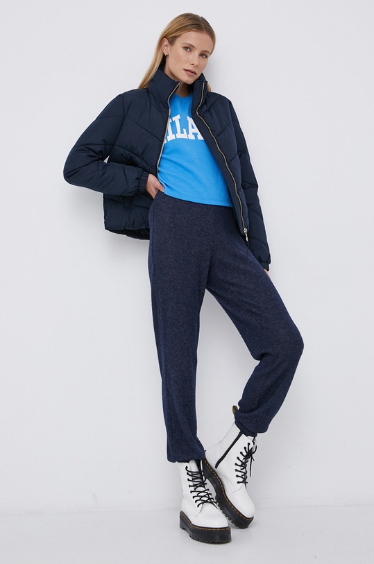 Pieces Spodnie 17115149 granatowy AA00